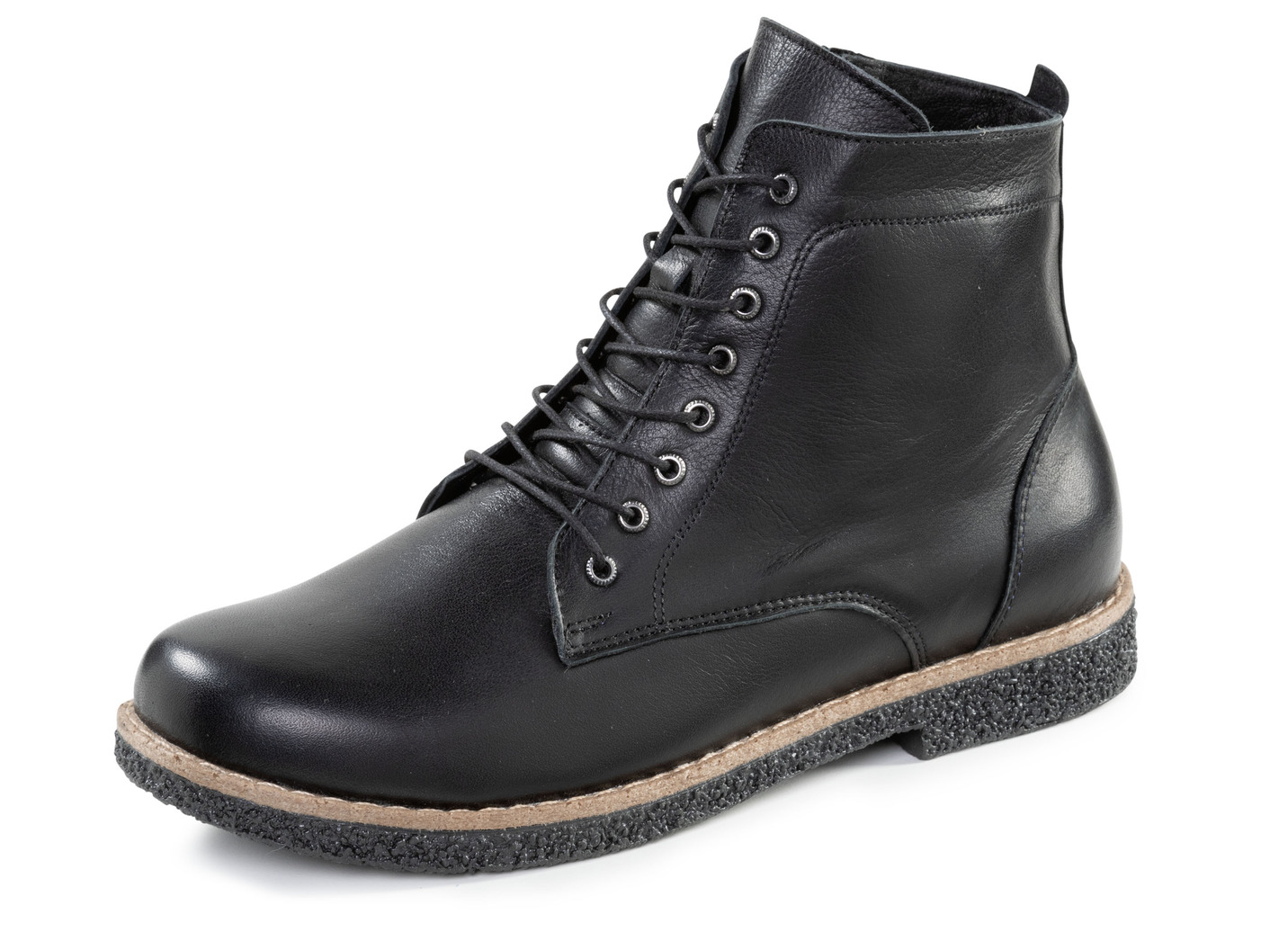 Andrea Conti, klassiche Damen-Boots, mit herausnehmbarem Fußbett, Schwarz, Größe 39 von Andrea Conti