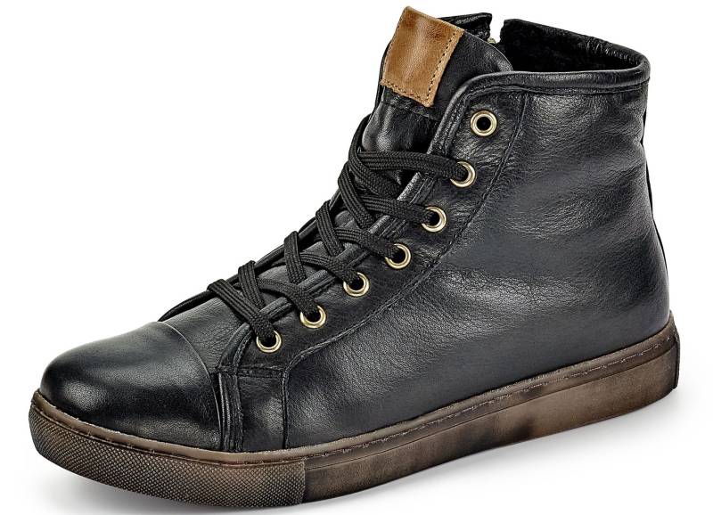 Andrea Conti, klassiche Damen-Stiefeletten, Winterschuhe, mit herausnehmbarem Fußbett, Schwarz, Größe 41 von Andrea Conti