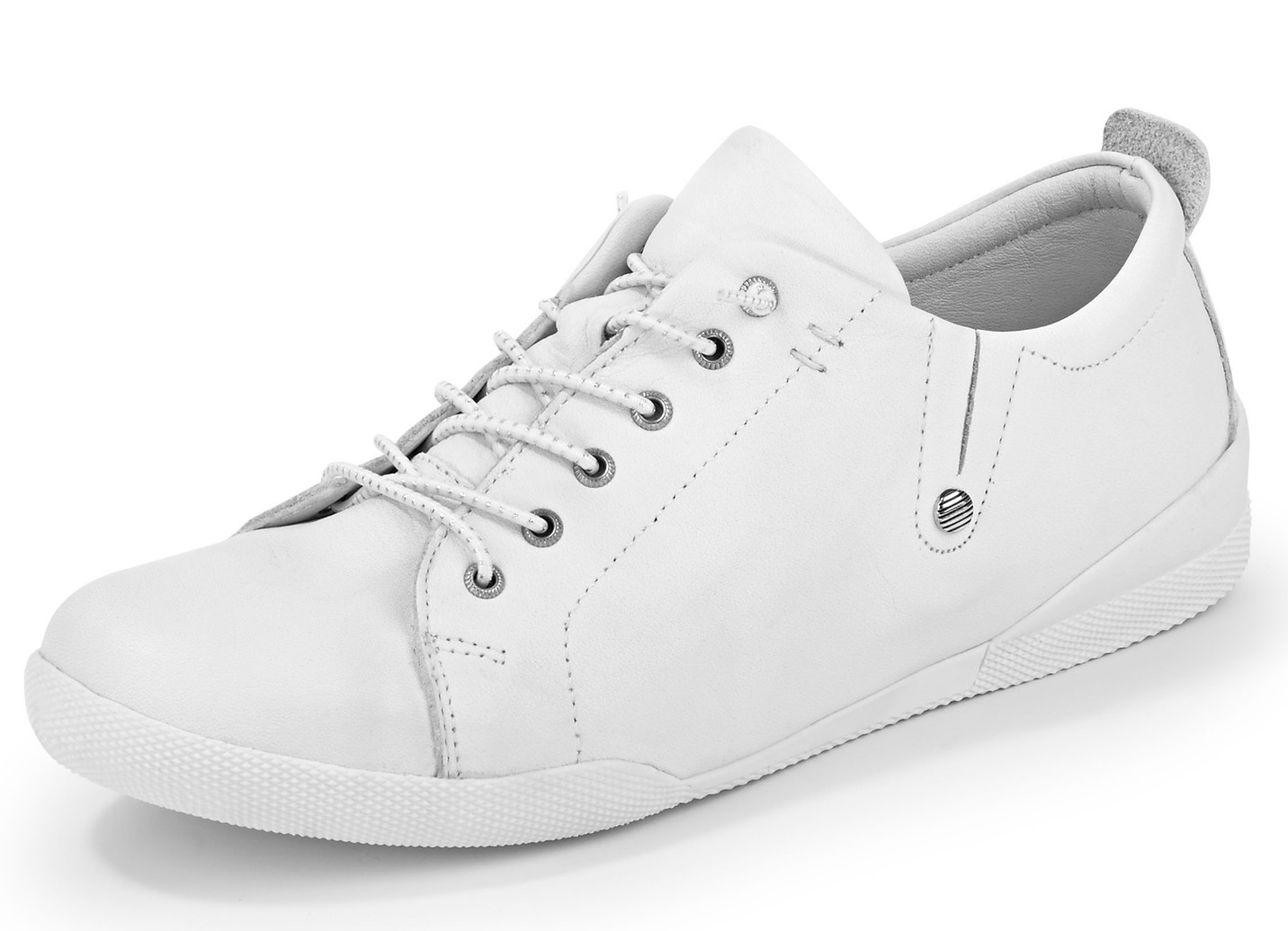 Andrea Conti, klassische Damen-Schnürschuhe, mit herausnehmbarem Fußbett, Weiss, Größe 41 Andrea Conti, klassische Damen-Schnürschuhe, mit herausnehmbarem Fußbett, Weiss, Größe 41 von Andrea Conti