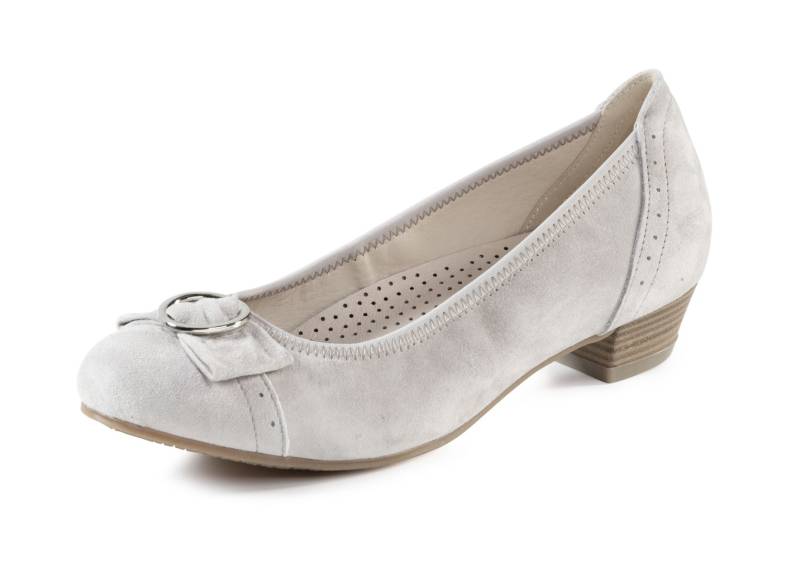 Andrea Conti, schicke Damen-Pumps, mit Gummizug, Kiesel, Größe 36 von Andrea Conti