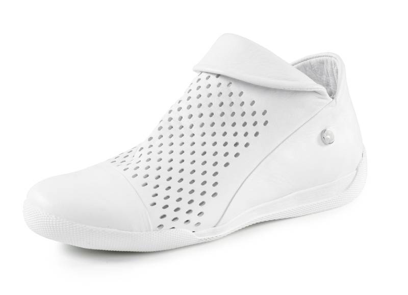 Andrea Conti, sommerliche Damen-Boots, mit herausnehmbarem Fußbett, Weiss, Größe 39 von Andrea Conti