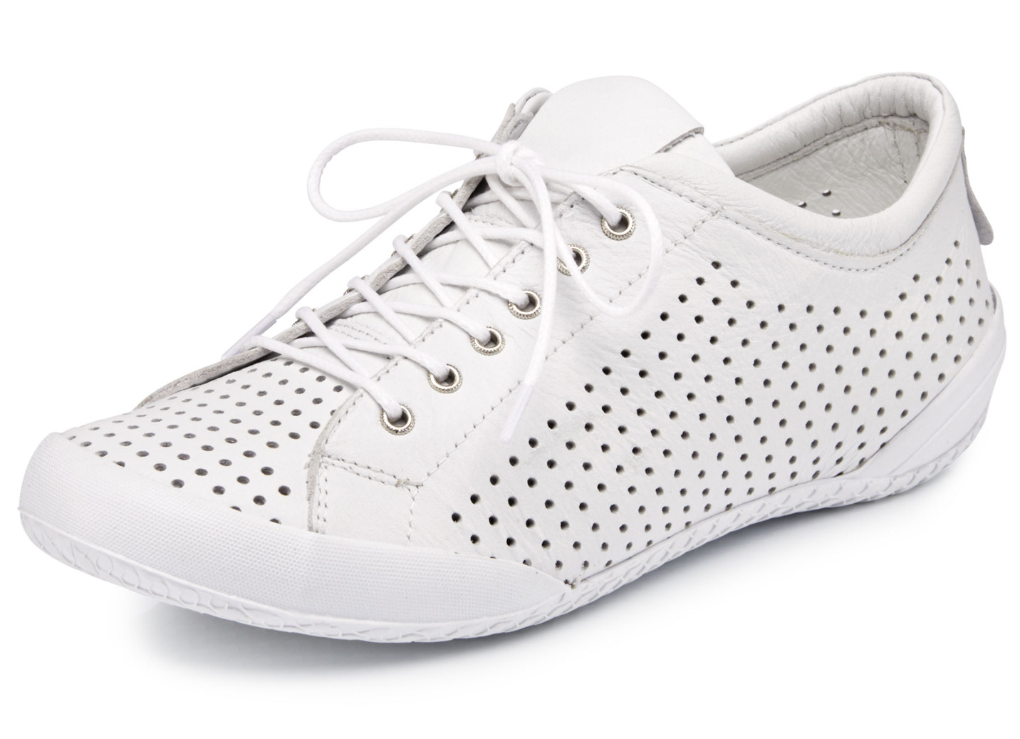 Andrea Conti, sommerliche Damen-Schnürschuhe, mit herausnehmbarem Fußbett, Weiss, Größe 38 Andrea Conti, sommerliche Damen-Schnürschuhe, mit herausnehmbarem Fußbett, Weiss, Größe 38 von Andrea Conti