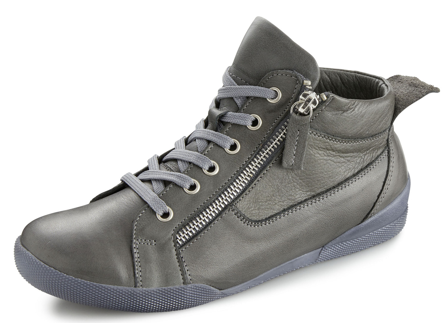 Andrea Conti, sportive Damen-Boots, mit herausnehmbarem Fußbett, Grau, Größe 37 von Andrea Conti