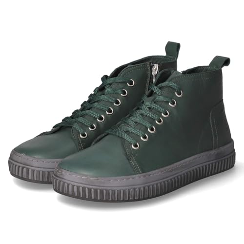 Andrea Conti 0060215/506 Schnürstiefel Glattleder Damen in grün - Gr. 39 von Andrea Conti
