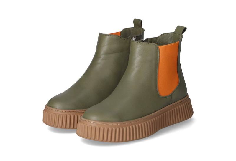 Andrea Conti Andrea Conti 0068018/1355 Damen Glattleder oliv Schlupfstiefel von Andrea Conti