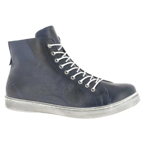 Andrea Conti 0341500 Schuhe Damen Boots Halbschuhe Sneaker High Top, Größe:42 EU, Farbe:Blau von Andrea Conti