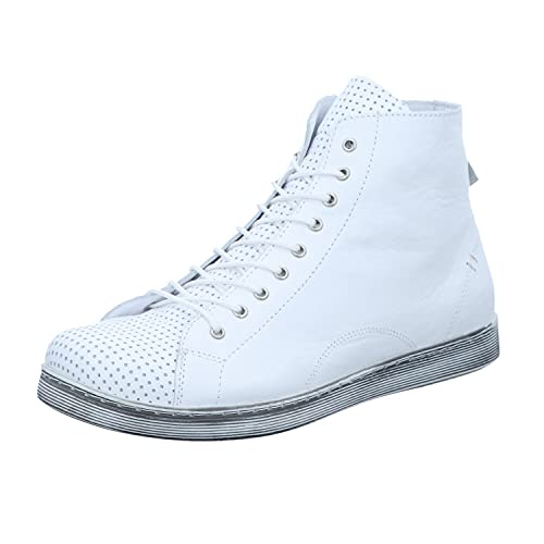 Andrea Conti Damen Schnürer Sneaker, weiß, 42 EU von Andrea Conti