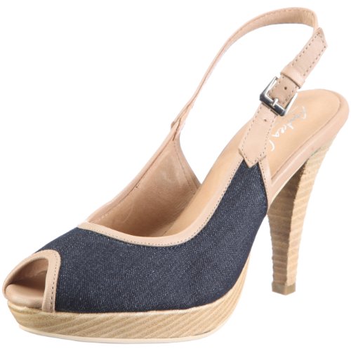 Andrea Conti 0591116, Damen, Sandalen/Fashion-Sandalen, Blau (d.blau 017), EU 39 von Andrea Conti