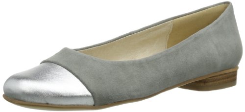 Andrea Conti 0597433 Damen Ballerinas, Grau (grau/kombiniert 150), EU 36 von Andrea Conti