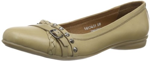 Andrea Conti 1417431 Damen Ballerinas, Beige (beige 003), EU 39 von Andrea Conti