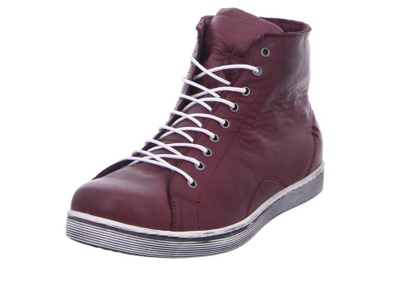Andrea Conti D Boots kalt Damen Burgund Ankleboots von Andrea Conti