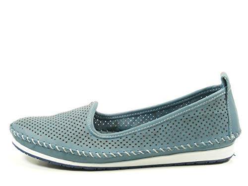 Andrea Conti Damen 0021534 Slipper, Blau (Jeans 274), 41 EU von Andrea Conti