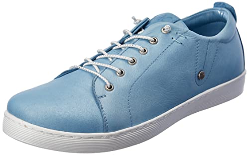 Andrea Conti Damen Sneaker, himmelblau, 36 EU von Andrea Conti