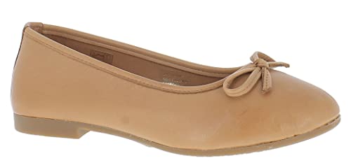Andrea Conti Damen 0023647 Geschlossene Ballerinas, Cognac, 36 EU von Andrea Conti