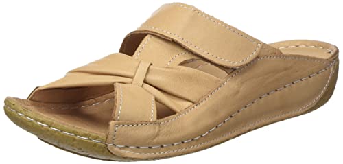 Andrea Conti Damen 0025303 Sandale, Camel, 40 EU von Andrea Conti