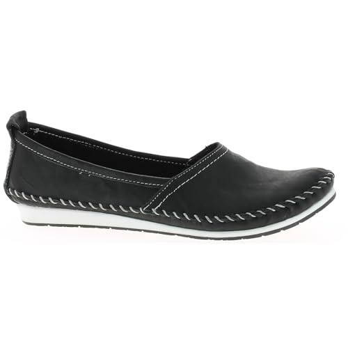 Andrea Conti Damen 27422 Slipper, Schwarz Schwarz 002, 38 EU von Andrea Conti