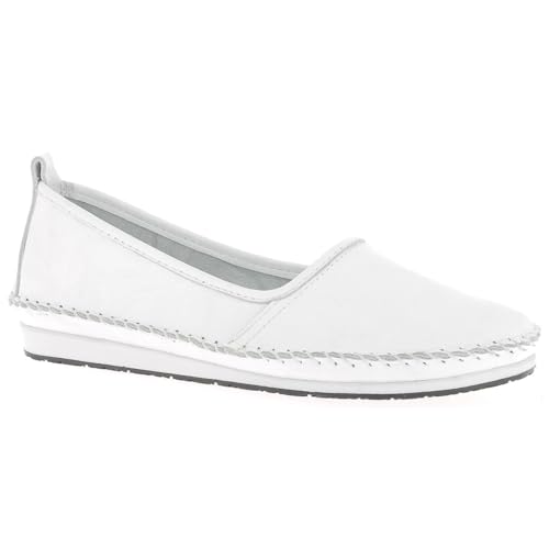 Andrea Conti Damen 0027422 Slipper, Weiß (weiß 001) von Andrea Conti