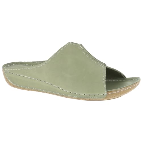 Andrea Conti Damen 0027423 Sandale, Khaki, 42 EU von Andrea Conti