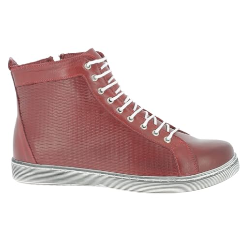 Andrea Conti Damen 27940 Hohe Sneaker, Rot Chili 583, 38 EU von Andrea Conti