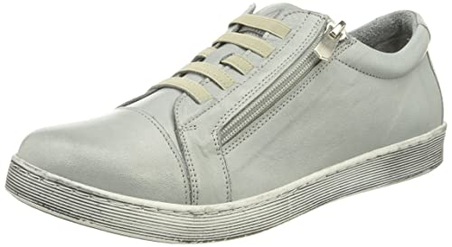 Andrea Conti Damen Sneaker, hell grau, 36 EU von Andrea Conti