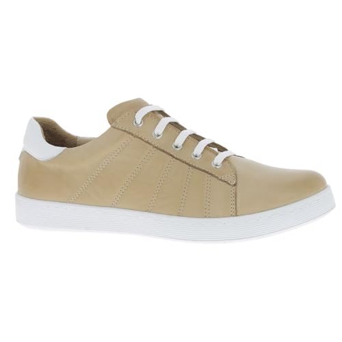 Andrea Conti Damen Sneaker, Camel/weiß, 37 EU von Andrea Conti