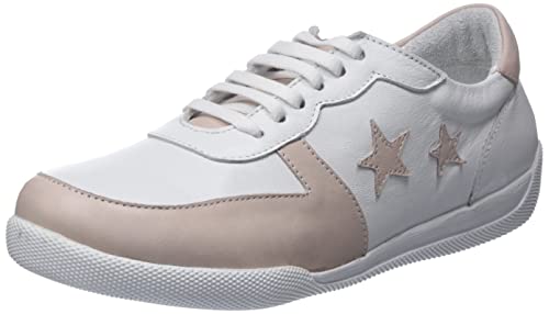 Andrea Conti Damen Sneaker, weiß/Rose, 42 EU von Andrea Conti