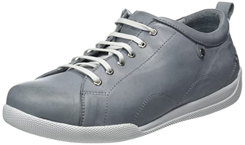 Andrea Conti Damen Sneaker, hellgrau, 36 EU von Andrea Conti