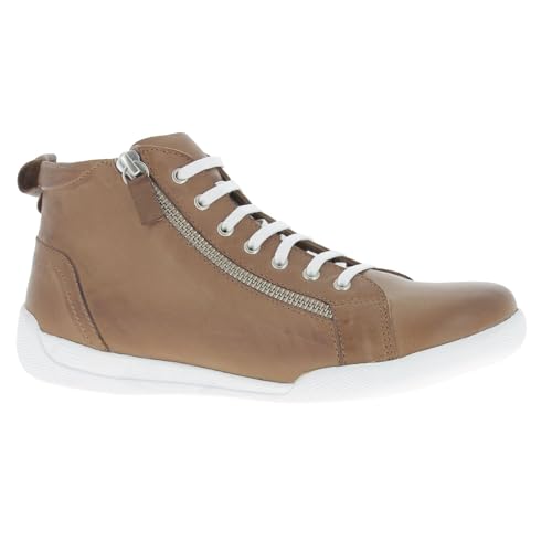 Andrea Conti Damen Schnürer Sneaker, braun, 40 EU von Andrea Conti