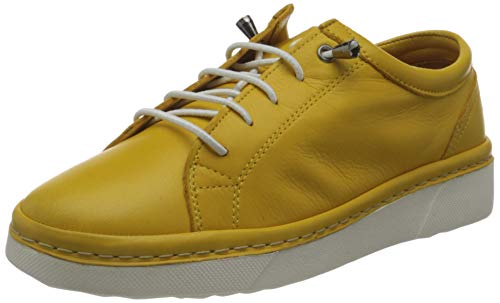 Andrea Conti Damen Sneaker, Zitrone, 39 EU von Andrea Conti