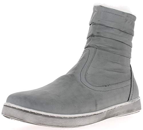 Andrea Conti Damen 0344662 Biker Boots, Grau (Anthrazit 032), 39 EU von Andrea Conti