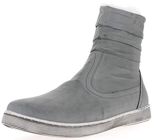 Andrea Conti Damen 0344662 Biker Boots, Grau (Anthrazit 032) von Andrea Conti
