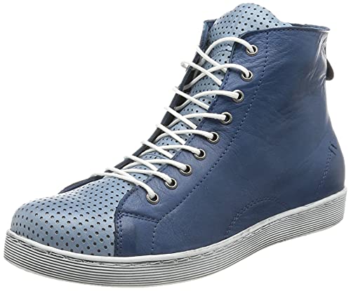 Andrea Conti Damen 0345728 Sneaker, Jeans/bleu, 37 EU von Andrea Conti