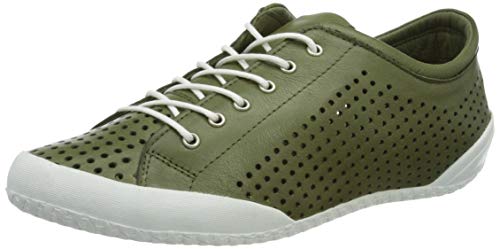 Andrea Conti Damen 0345767 Sneaker, Oliv, 36 EU von Andrea Conti