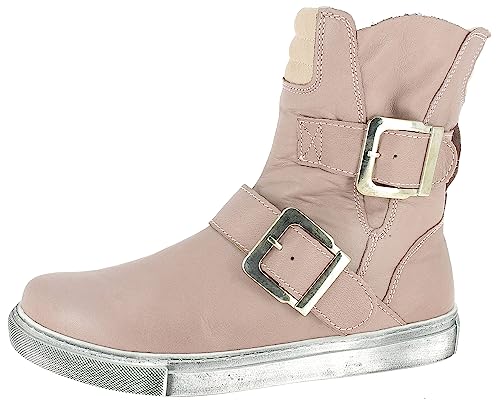 Andrea Conti Damen 0346833 Biker Boots, Mehrfarbig (Mauve/Rose 633), 37 EU von Andrea Conti