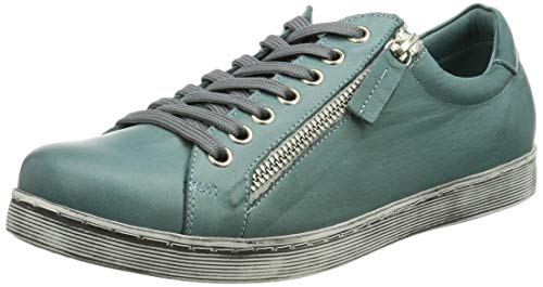 Andrea Conti Damen 346839 Sneaker, Petrol, 36 EU von Andrea Conti