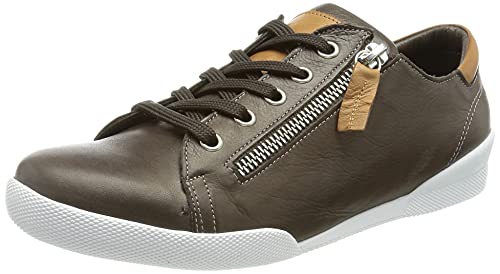 Andrea Conti Damen 0347839 Sneaker, Kaffee/Brandy, 37 EU von Andrea Conti