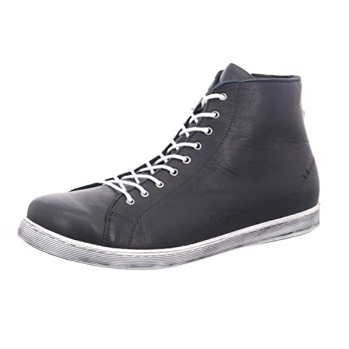 Andrea Conti Damen 0347883 Sneaker, Schwarz/Weiß, 43 EU von Andrea Conti