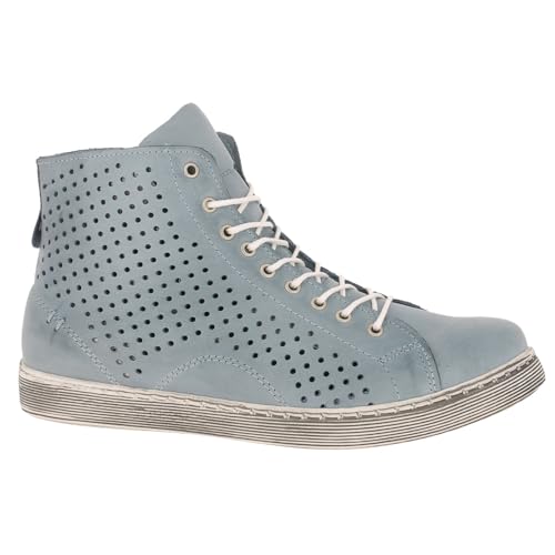 Andrea Conti Damen Schnürer Sneaker, bleu, 37 EU von Andrea Conti