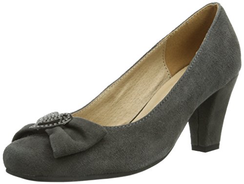 Andrea Conti Damen 0594345261 Pumps, Grau (Schiefer) von Andrea Conti