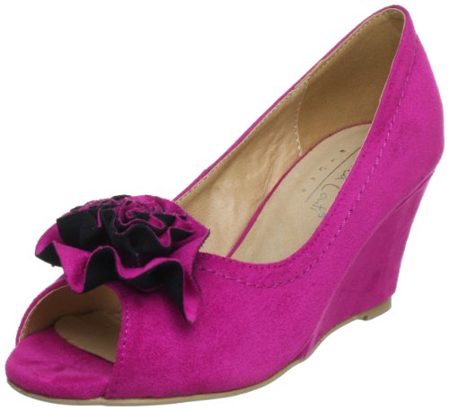 Andrea Conti Damen 0595410 Peep-Toe, Pink (pink 028) von Andrea Conti