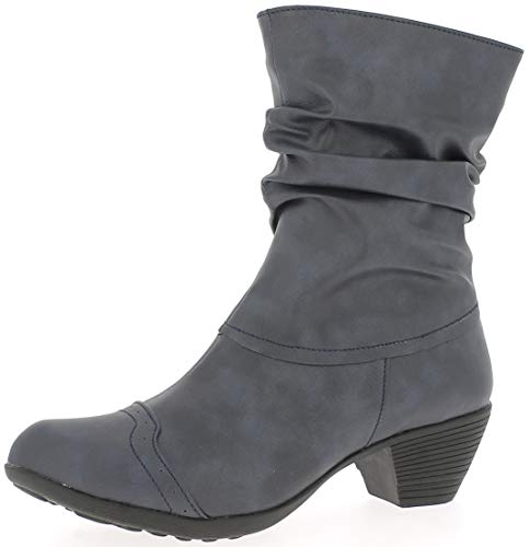 Andrea Conti Damen 0616628 Stiefeletten, Blau (Dunkelblau 017) von Andrea Conti