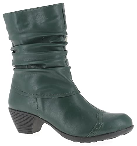 Andrea Conti Damen 0616628 Stiefeletten, Grün (Dunkelgrün 493) von Andrea Conti