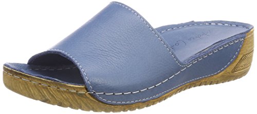 Andrea Conti Damen 0771519 Pantoletten, Blau (Jeans), 35 EU von Andrea Conti