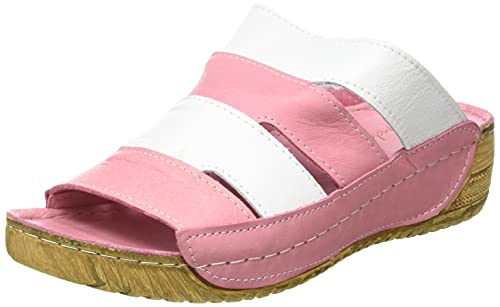 Andrea Conti Damen 775720 Sandale, Rosa Weiß, 38 EU von Andrea Conti