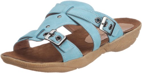 Andrea Conti Damen 0973148 Pantoletten, Blau (hellblau 019) von Andrea Conti