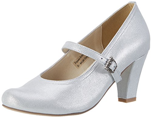 Andrea Conti Damen 1003460 Pumps, Silber (Silber 096) von Andrea Conti