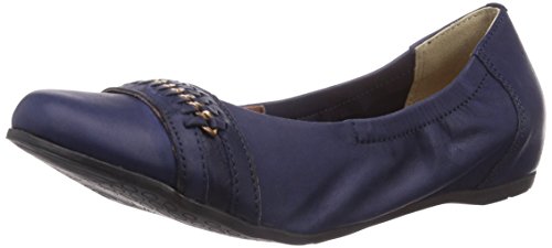 Andrea Conti Damen 1009218017 Geschlossene Ballerinas, Blau (dunkelblau 017) von Andrea Conti