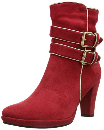 Andrea Conti Damen 1128539 Kurzschaft Stiefel, Rot (021), 42 von Andrea Conti