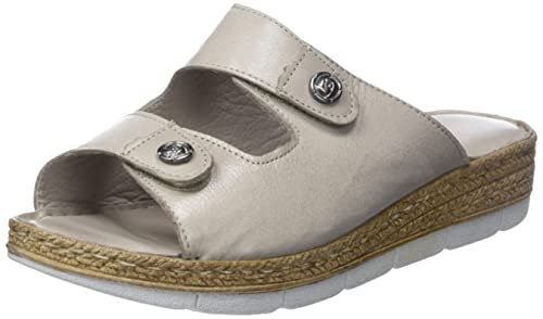 Andrea Conti Damen 1883627 Sandale, Silbergrau, 41 EU von Andrea Conti