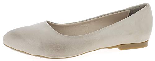 Andrea Conti Damen 1935702 Geschlossene Ballerinas, Grau (Silbergrau 111), 37 EU von Andrea Conti